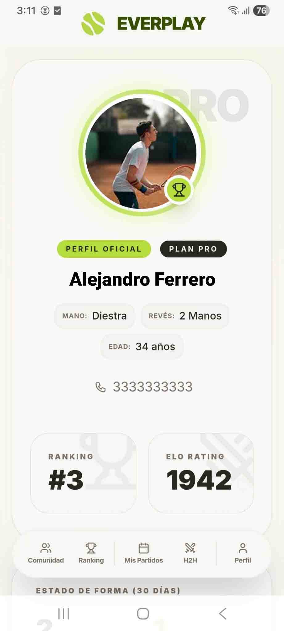 Everplay Profile Screenshot